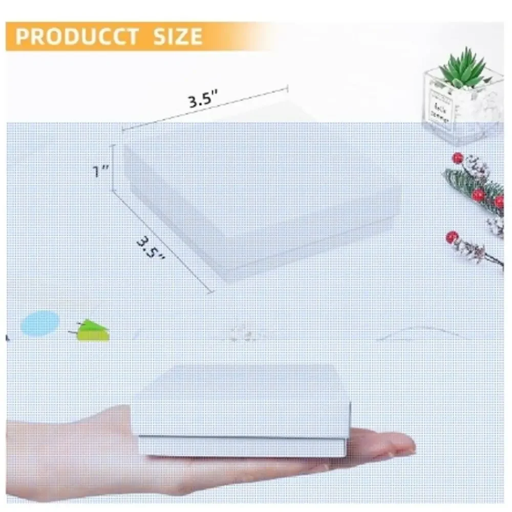 40 Pack Cotton Filled Jewelry Gift Boxes 3.5